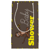 生意気なサル、ベビーシャワー スモールペーパーバッグ (正面)