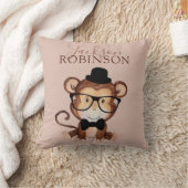 生意気なサル |ベビー | クッション (ブランケット)