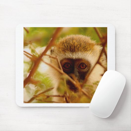 生意気なサル。 マウスパッド (マウス)
