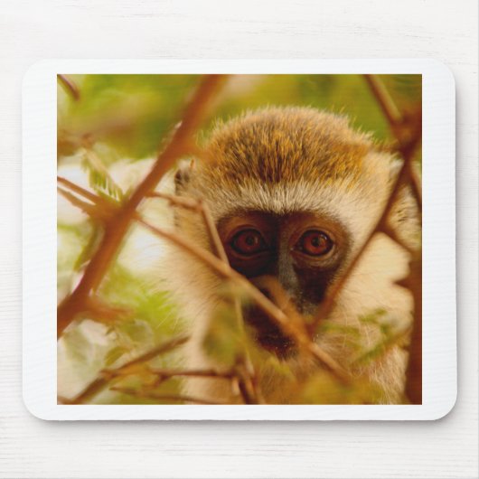 生意気なサル。 マウスパッド (正面)