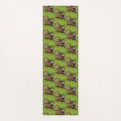 生意気なシマウマのフィンチ ヨガマット (正面)