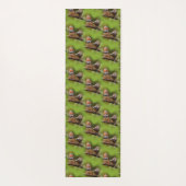 生意気なシマウマのフィンチ ヨガマット (裏面)