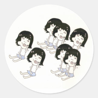 生意気なシール ラウンドシール