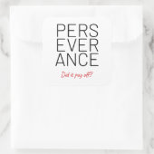 生意気なジョーク スクエアシール (バッグ)