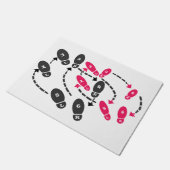 生意気なダンスのステップ ドアマット (アングル)