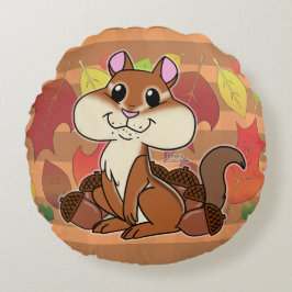 生意気なチムンク –  ラウンドクッション