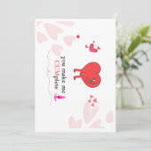 生意気なチャームおもしろい:彼を完成させるためにラブカード 招待状 (スタンド正面)