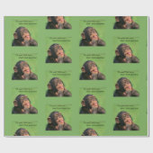 生意気なチンプ ラッピングペーパー (フラット)