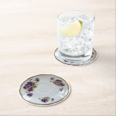 生意気なティーカップの受皿のコースター ラウンドペーパーコースター (インサイチュ)