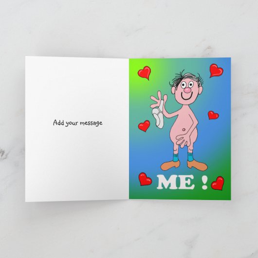 生意気なバレンタイン カード (内部)