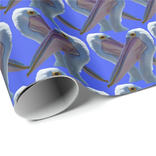 生意気なペリカン顔 ラッピングペーパー (ロールコーナー)