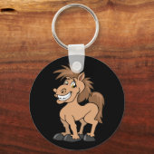 生意気なポニーキーリング キーホルダー (正面)