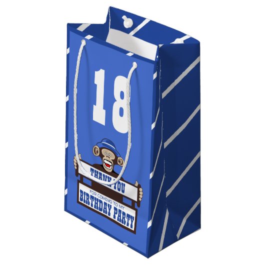 生意気なモンキーサンキューアシフトバッグ スモールペーパーバッグ (正面アングル)