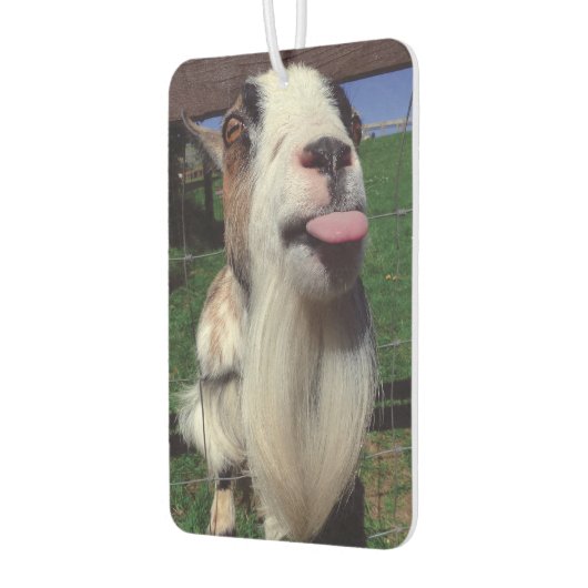 生意気なヤギの空気清浄剤 カーエアーフレッシュナー (左)