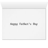 生意気なリス絵画ルのグリーティングカード (内部横(下))