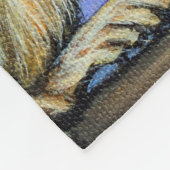 生意気なリス絵画ルフリースブランケット フリースブランケット (角)