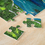 生意気なリバー絵を描オッター ジグソーパズル (側面)