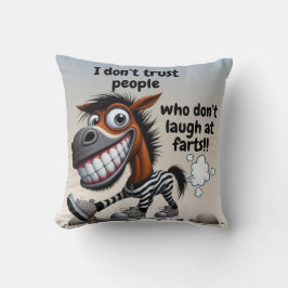 生意気なロバ装飾用クッションお洒落 – およびおもしろい クッション