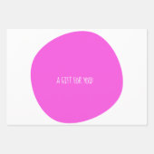 生意気な包装紙 ラッピングペーパーシート (正面)