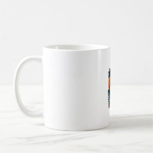 生意気な夫おもしろい人がホットドッグ コーヒーマグカップ