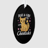 生意気な女の子 | cheetahプレゼント オーナメント (正面)