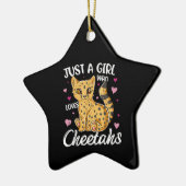 生意気な女の子 | cheetahプレゼント セラミックオーナメント (左)