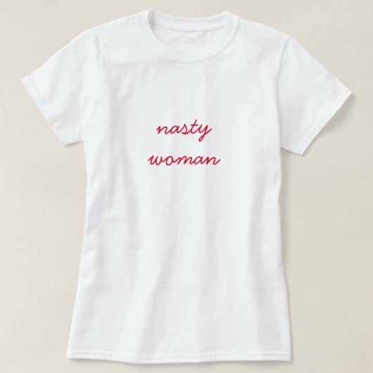 生意気な女 Tシャツ (デザイン正面)