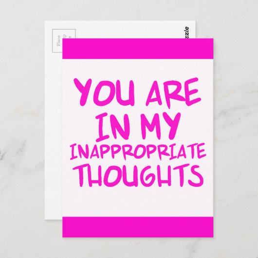 生意気な引用文が私の思い違いをしている ポストカード (正面/裏面)