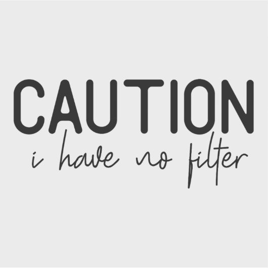 生意気な性格態度引用文#10 シール (正面)