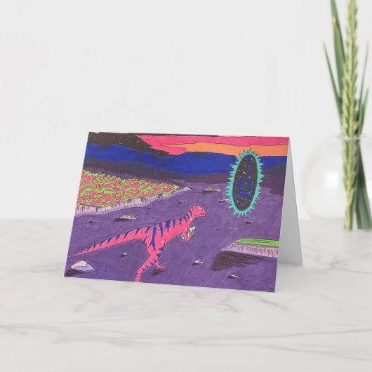 生意気な恐竜 カード (正面)