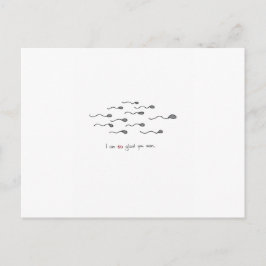 生意気な手描きバレンタインのデイカード シーズンポストカード