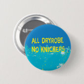 生意気な海の泳ぐ人は、冷たい水を泳ぐのを贈る 缶バッジ (正面&裏面)