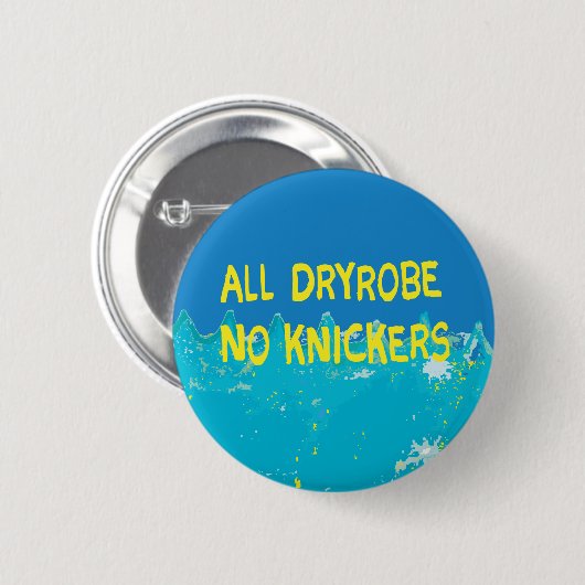 生意気な海の泳ぐ人は、冷たい水を泳ぐのを贈る 缶バッジ (正面&裏面)