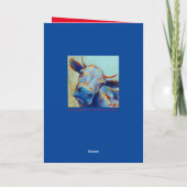 生意気な牛のカードが月にあなたを愛する シーズンカード (裏面)