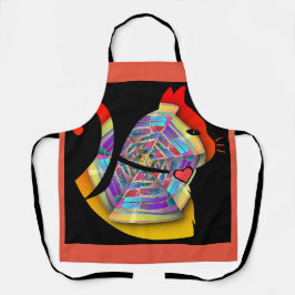 生意気な猫！ノベルティ エプロン