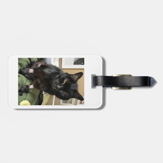 生意気な猫 ラゲッジタグ (裏面横)