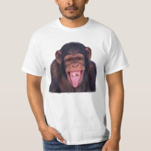 生意気な猿のティー Tシャツ
