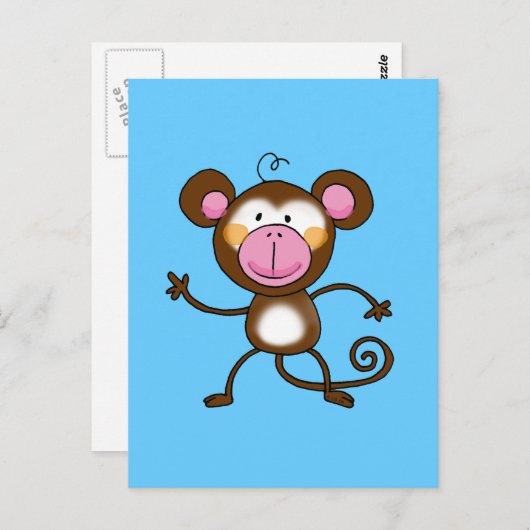 生意気な猿 ポストカード (正面/裏面)