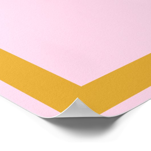 生意気な誕生ユーモアのあるおもしろい姿勢 ポスター (角)