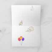 生意気な誕生日が流行のお祝いを願う カード (内部)