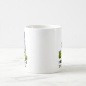 生意気な雪だるま バケツ頭 私は薄氷の上 ハumor コーヒーマグカップ (中央)