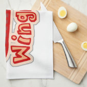 生意気な鶏手羽肉の操縦者 キッチンタオル (四つ折り)