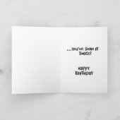 生意気な60誕生日 カード (内部)