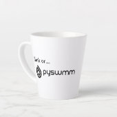 生意気な カフェラテマグ (左アングル)