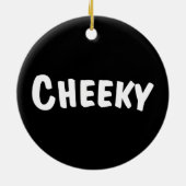 生意気な セラミックオーナメント (裏面)