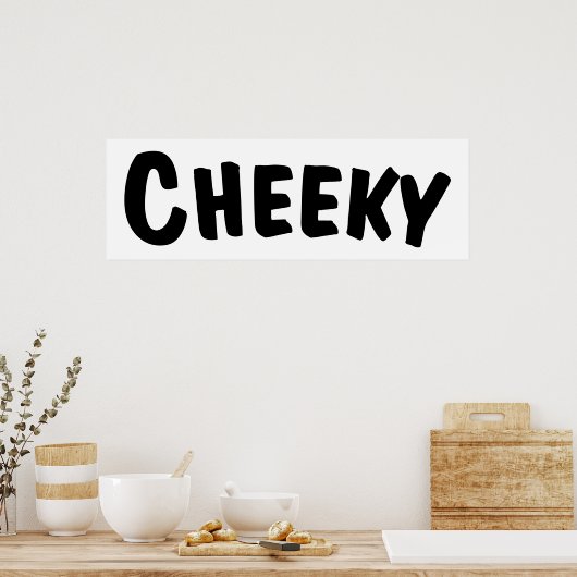 生意気な ポスター (キッチン)