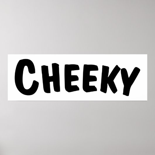 生意気な ポスター (正面)