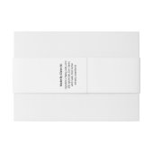 生意気なBathの爆弾または石鹸のラベル 招待状ベリーバンド (裏面例)