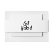 生意気なBathの爆弾または石鹸のラベル 招待状ベリーバンド (正面例)