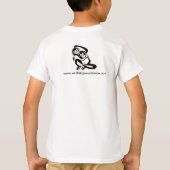 生意気クールなサル – BONOBO-Animal graphic Tシャツ (裏面)